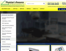 Tablet Screenshot of physiciansresource.net